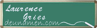 Laurence Gries Visitenkarte